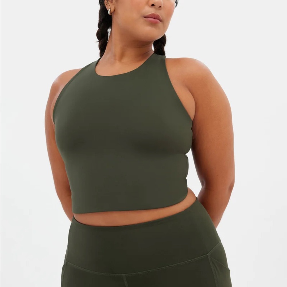 Girlfriend Collective Olive Sports Bra